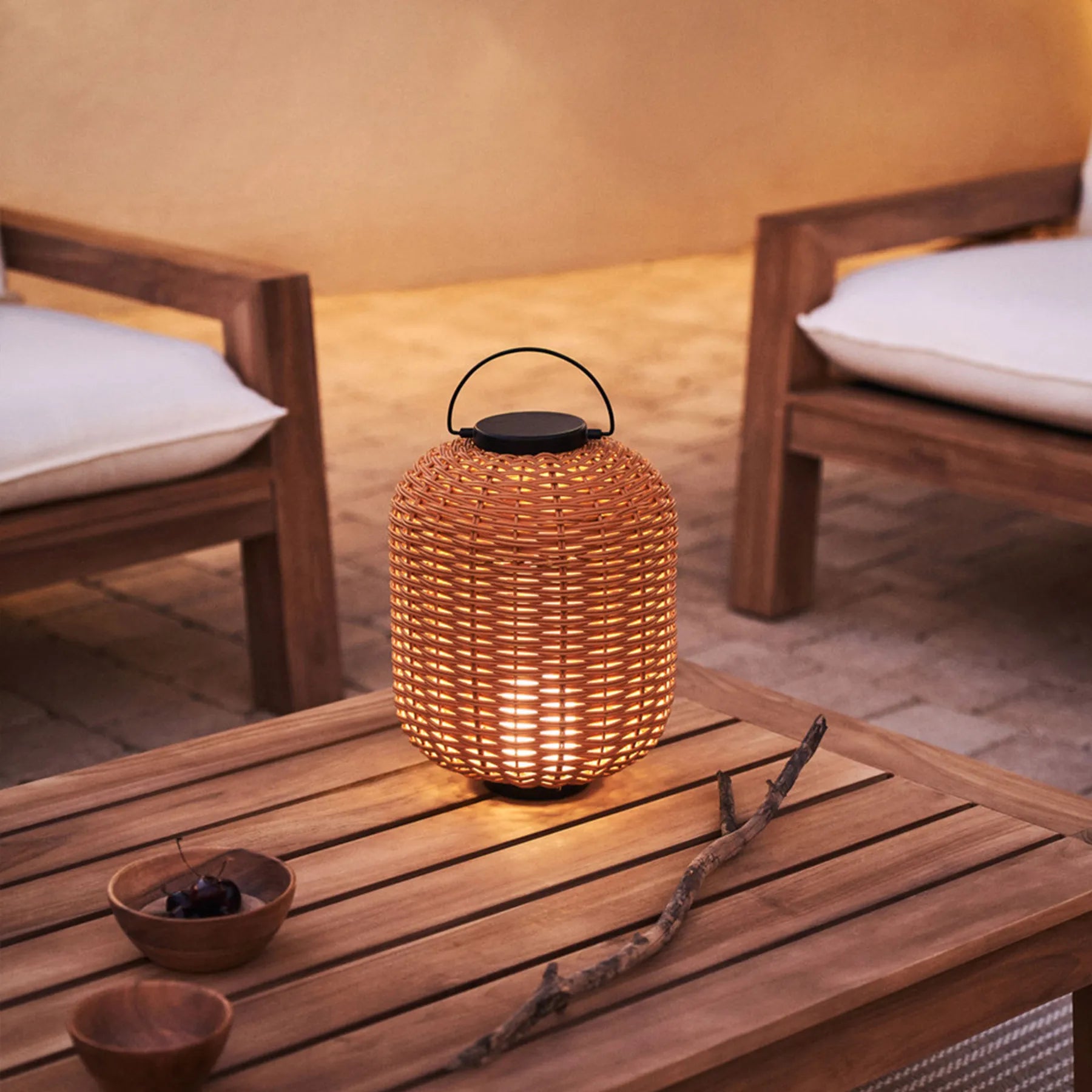 Buy Saranella Outdoor Small Table Lamp Brown by Kave Home online