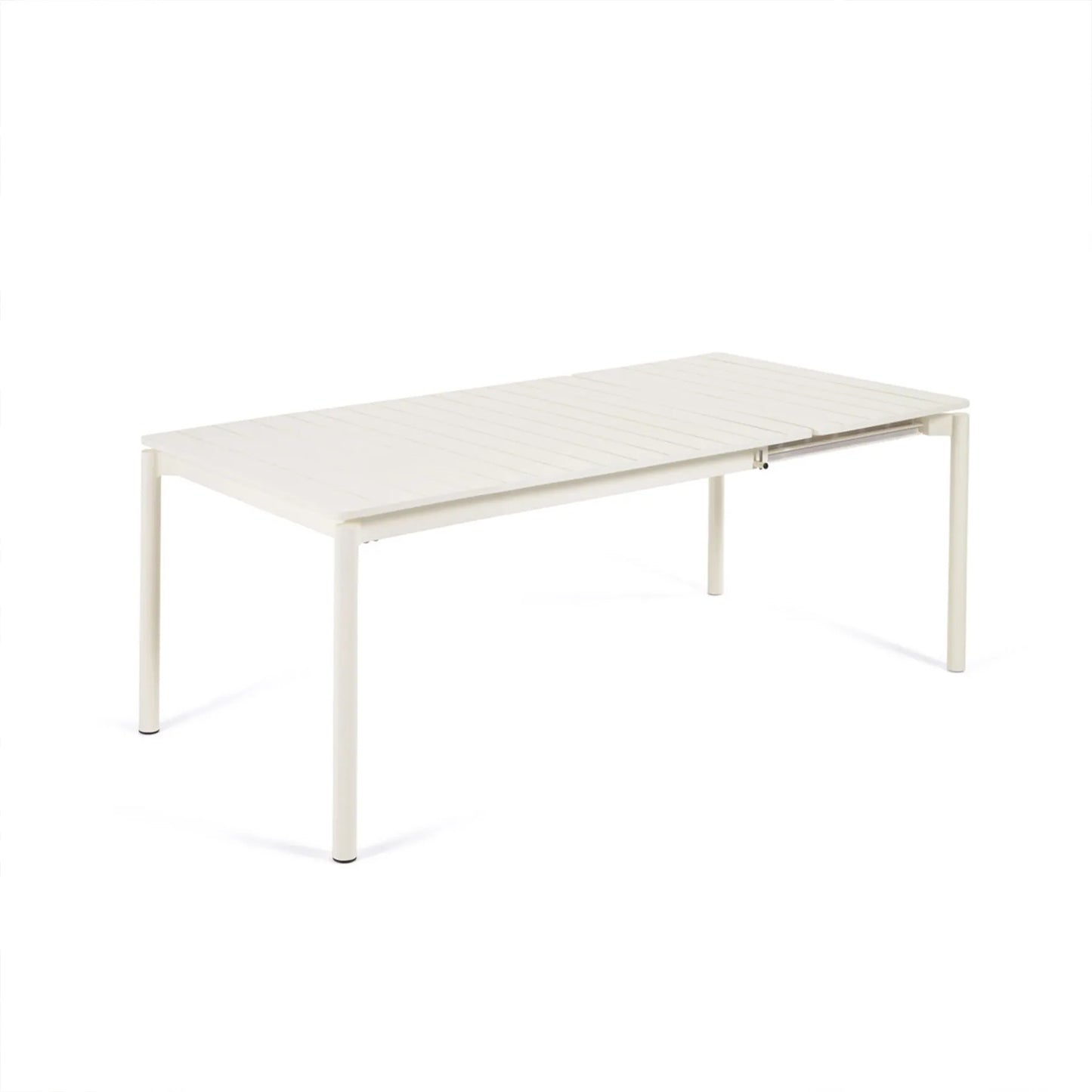 Buy Zaltana Outdoor Extendable Outdoor Dining Table 140cm White