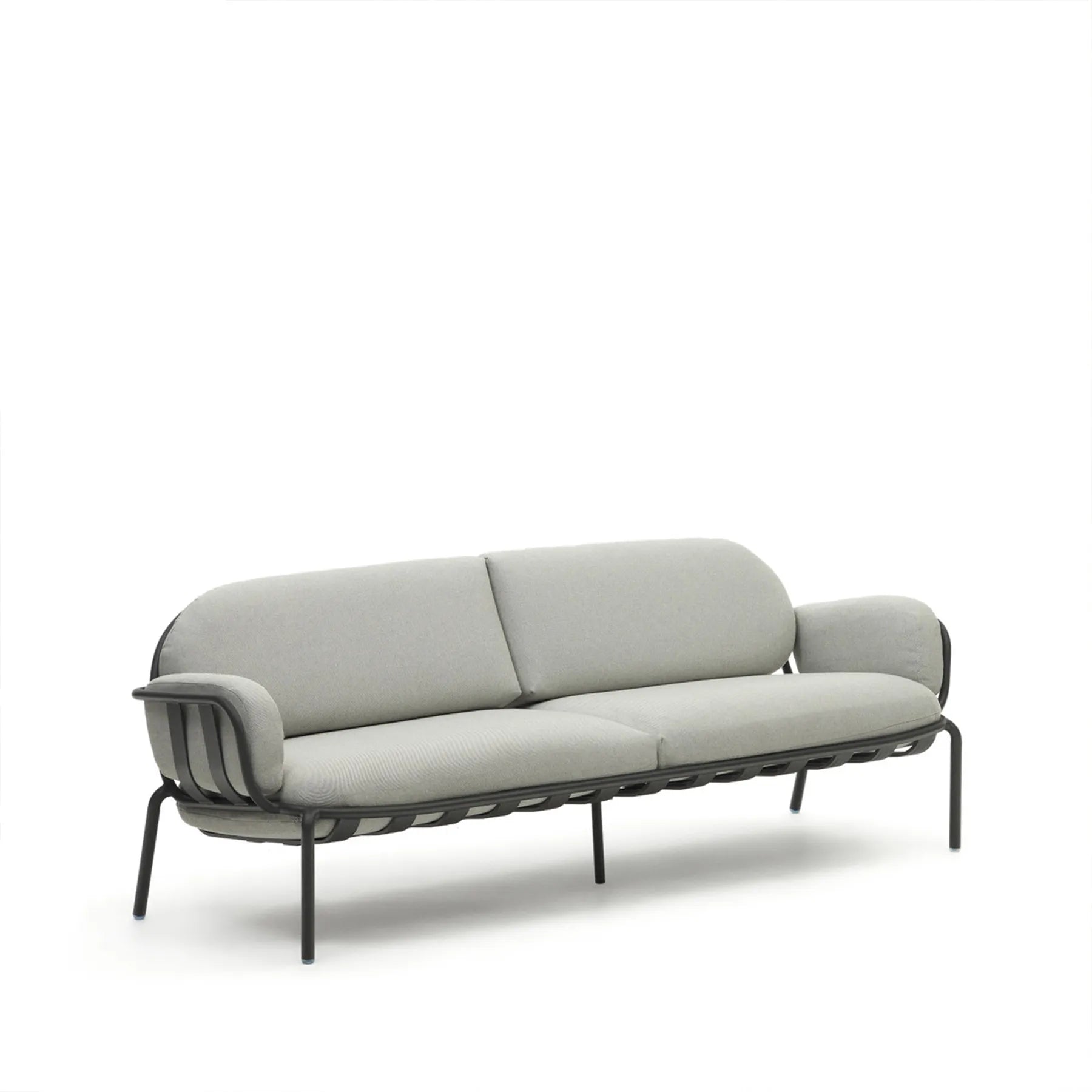 Joncols Outdoor 3 Seater Sofa - Grey