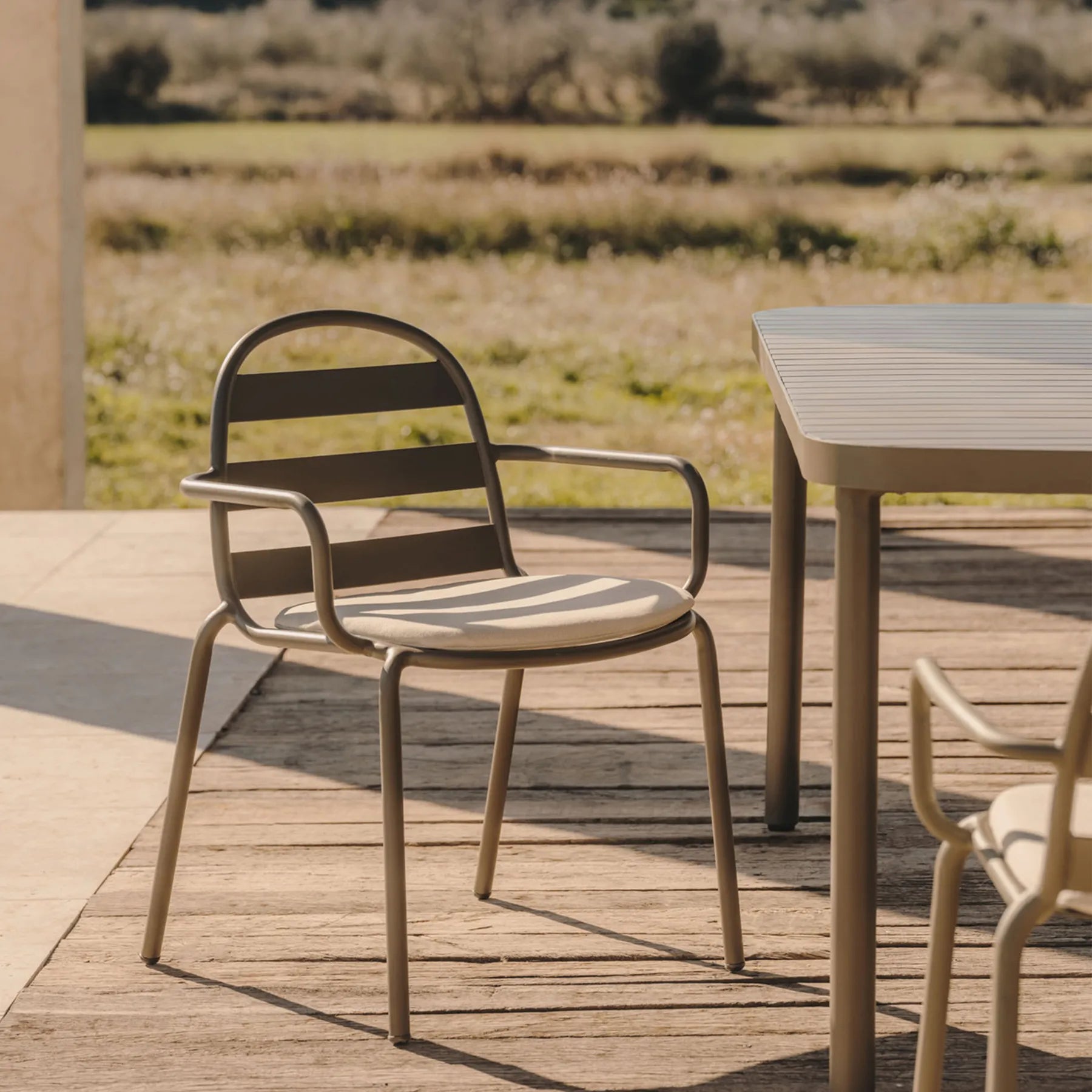 Joncols Outdoor Armchair Cushion - Beige