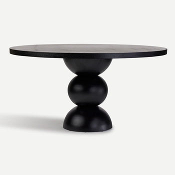 Pearl Drop Dining Table - Black