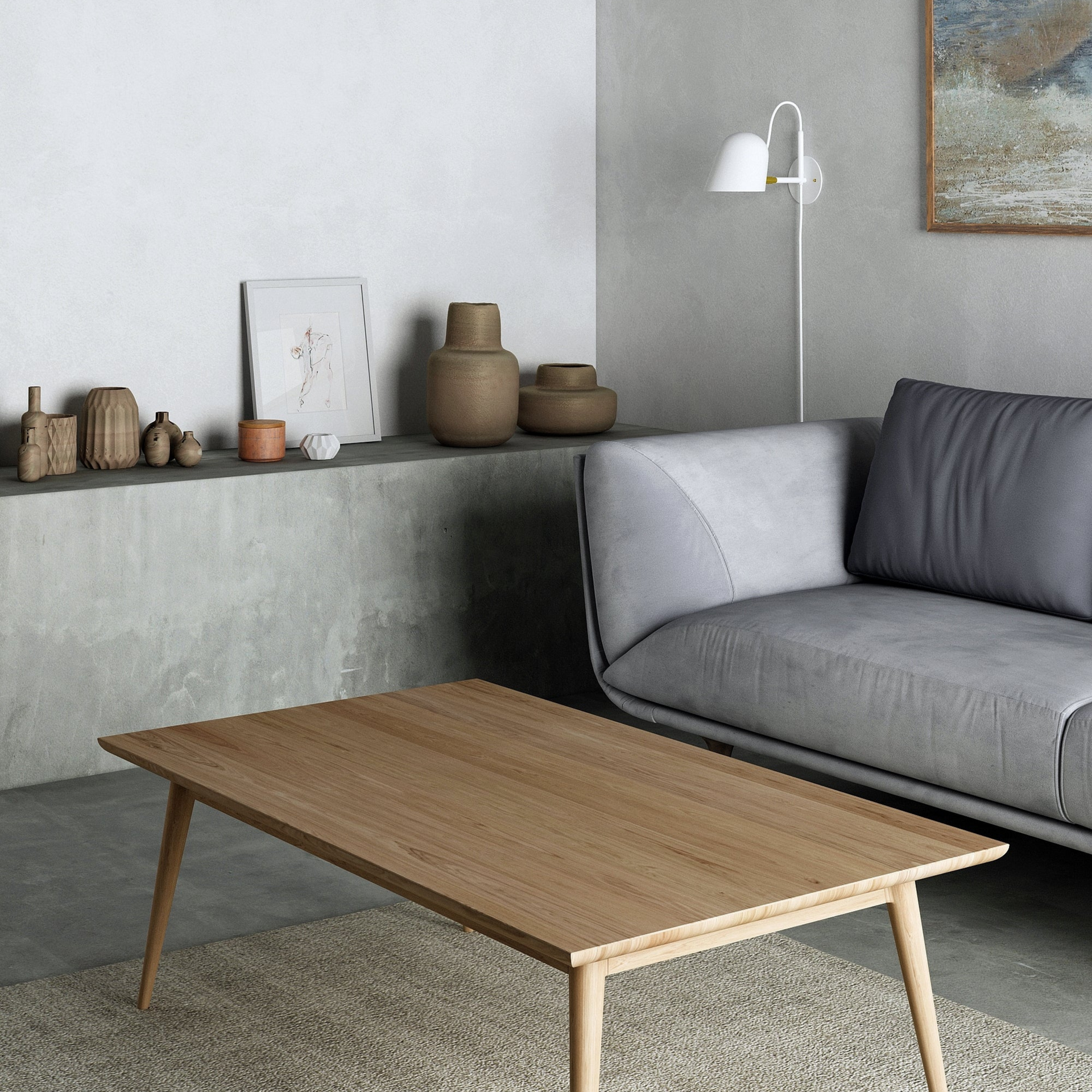 Vintage Coffee Table - Oak