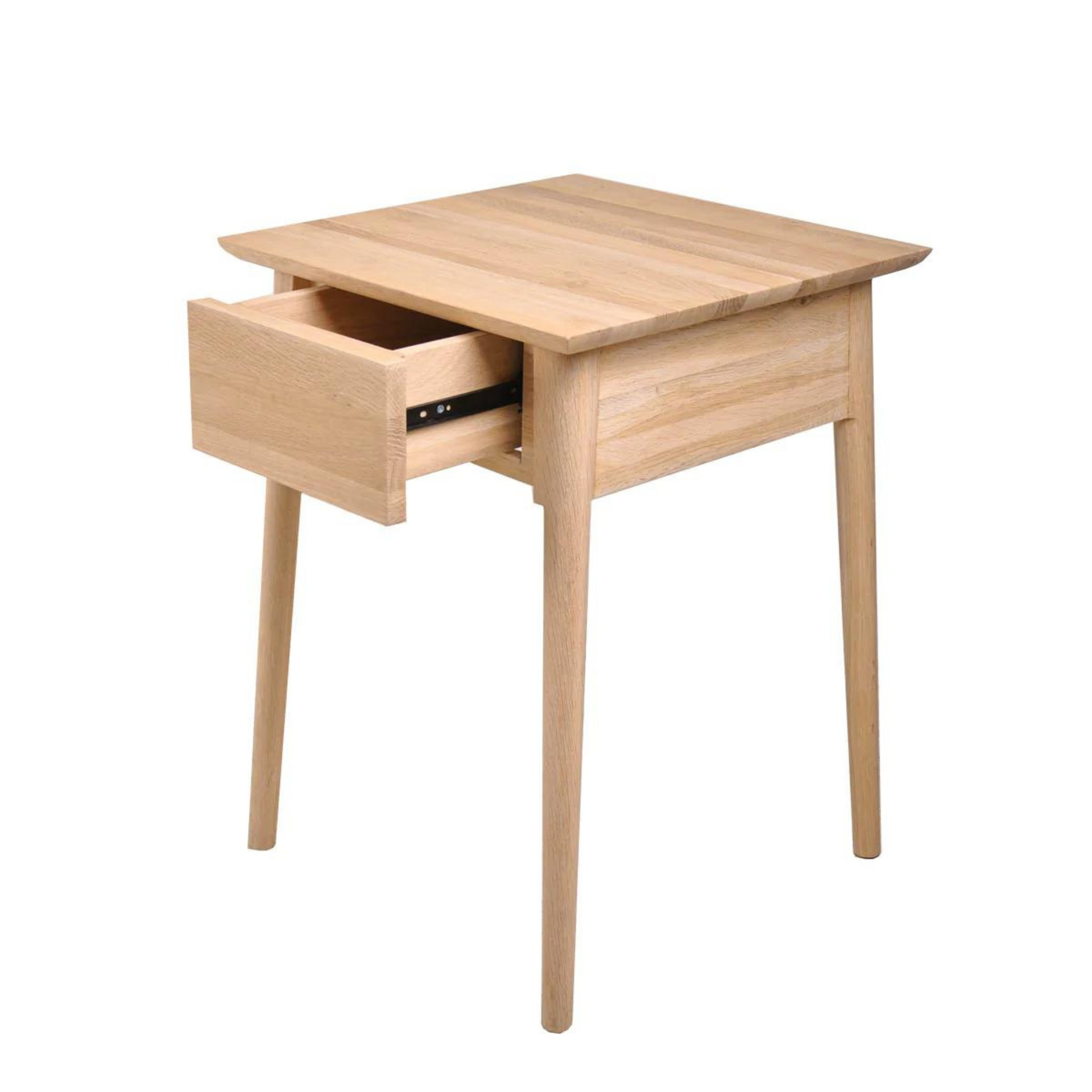 Vintage Bedside Table Large - Oak