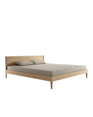 Vintage Queen Bed - Oak