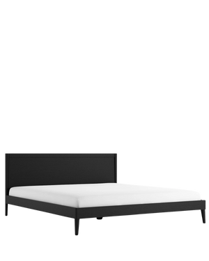 Vintage King Bed - Satin Black