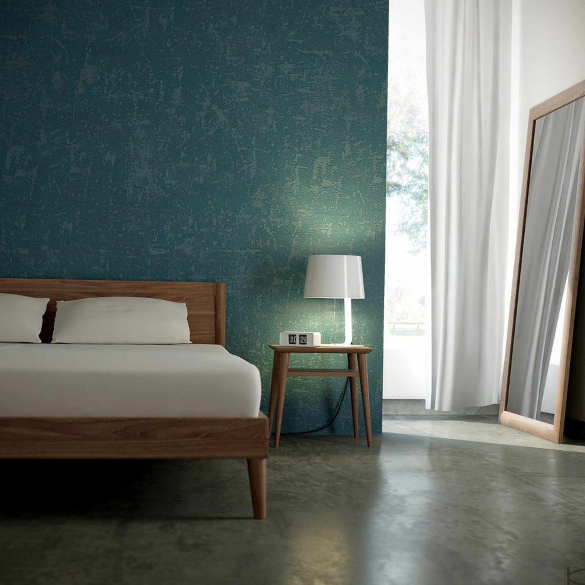 Vintage King Bed - Teak