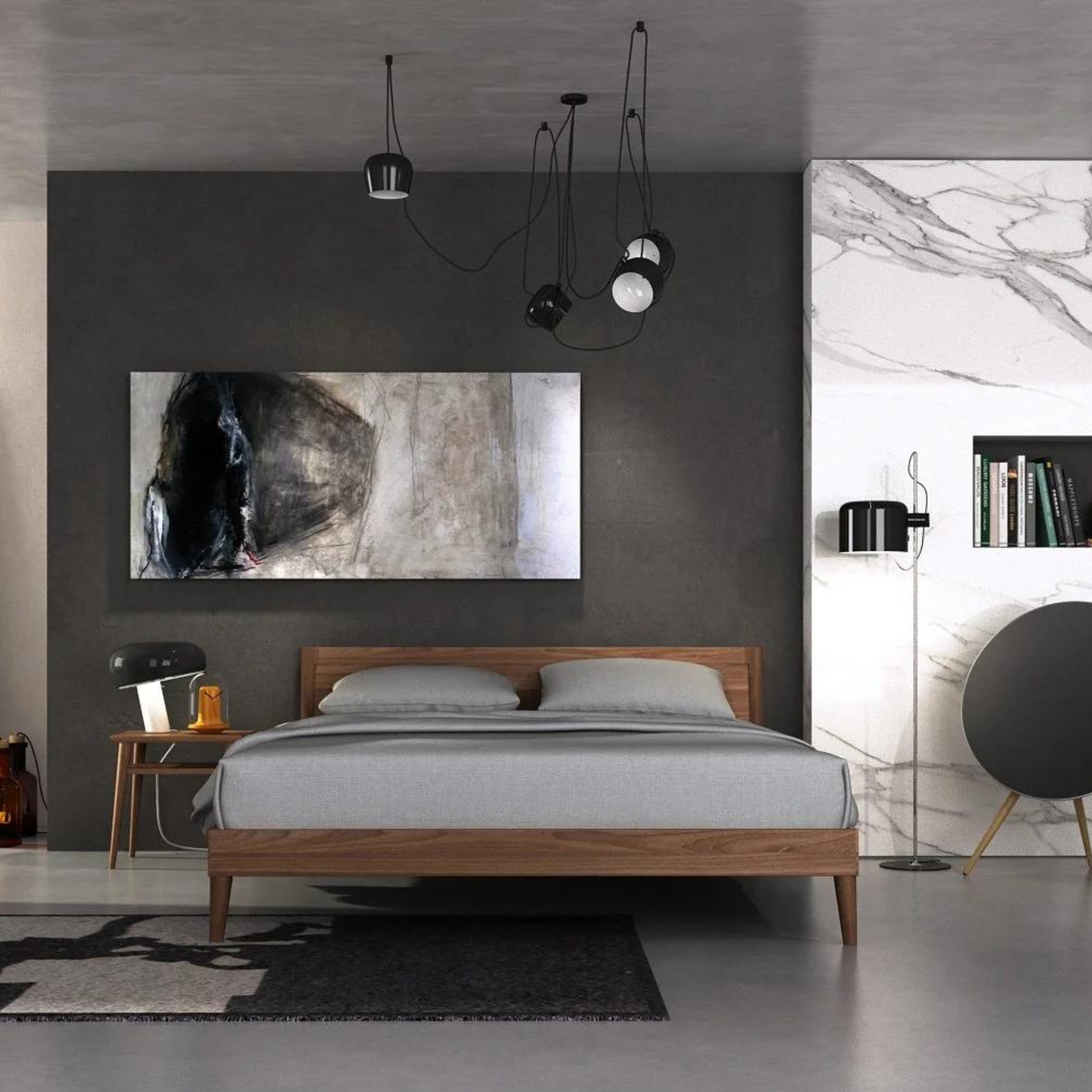 Vintage King Bed - Teak