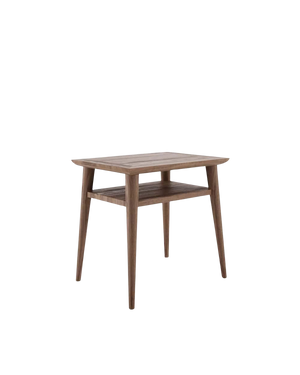 Vintage Open Bedside Table Large - Teak