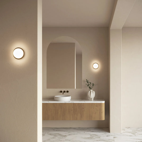 Bode Round Wall/Ceiling Light - Brass