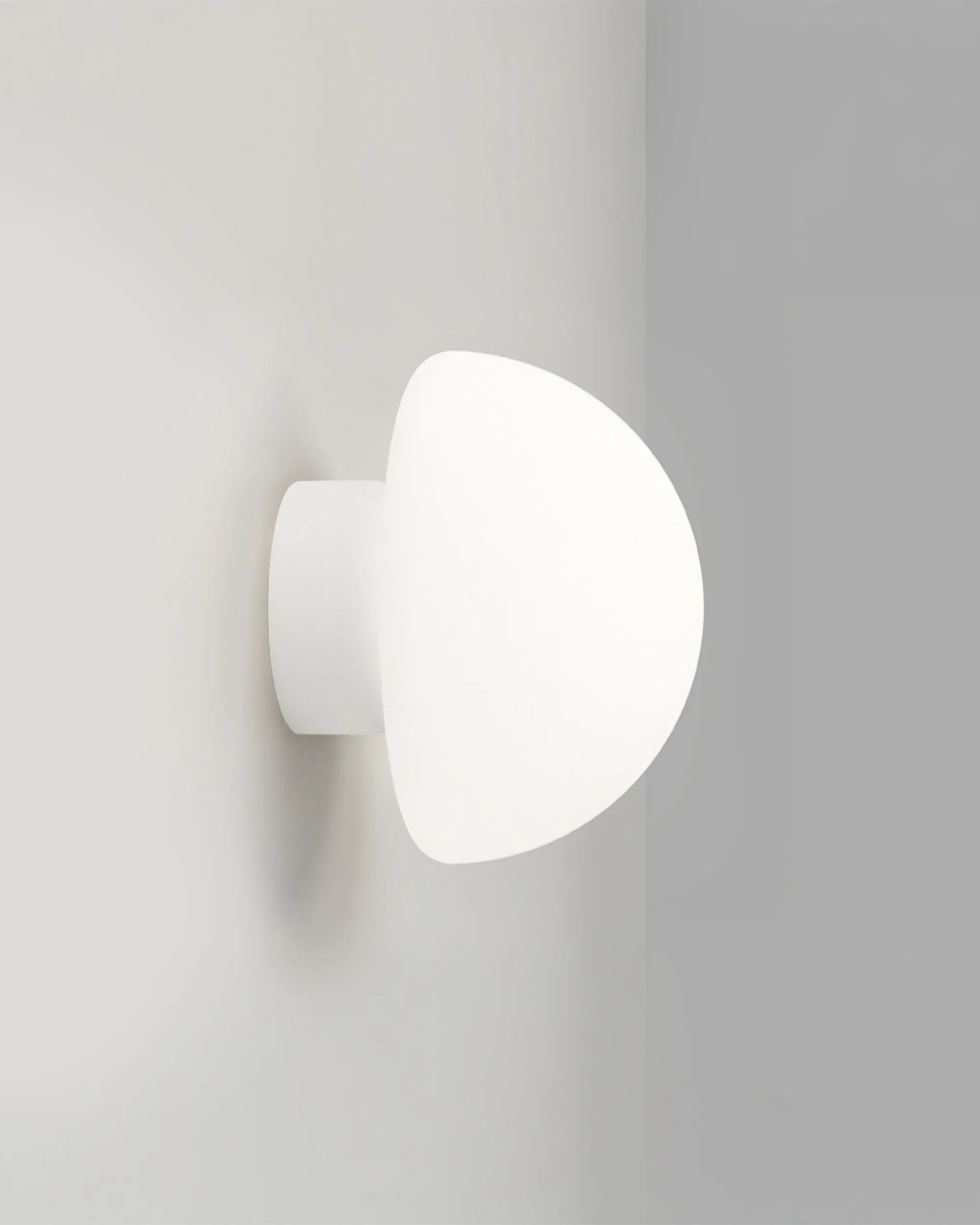 Dome Deco Wall Light - White