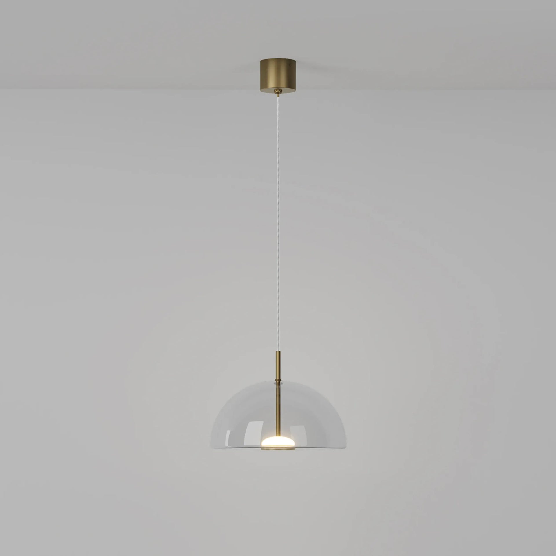Dome Air Pendant Light - Clear