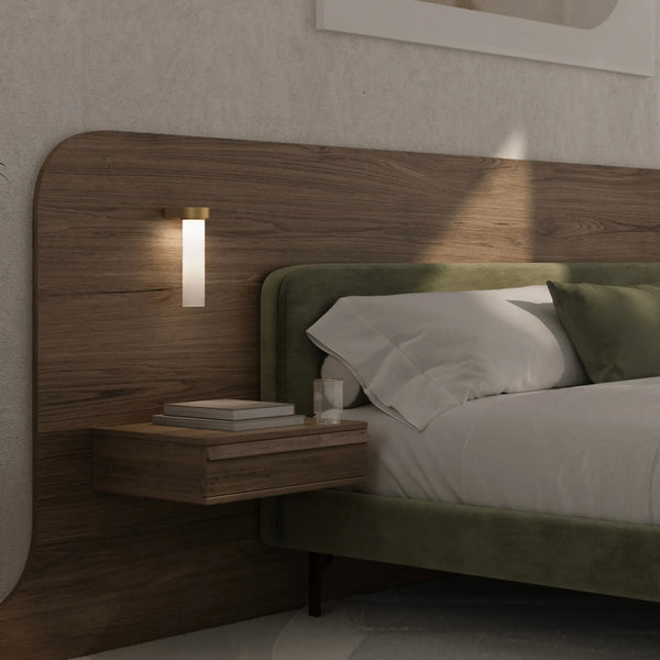 Edge Wall Light - Brass/Frosted