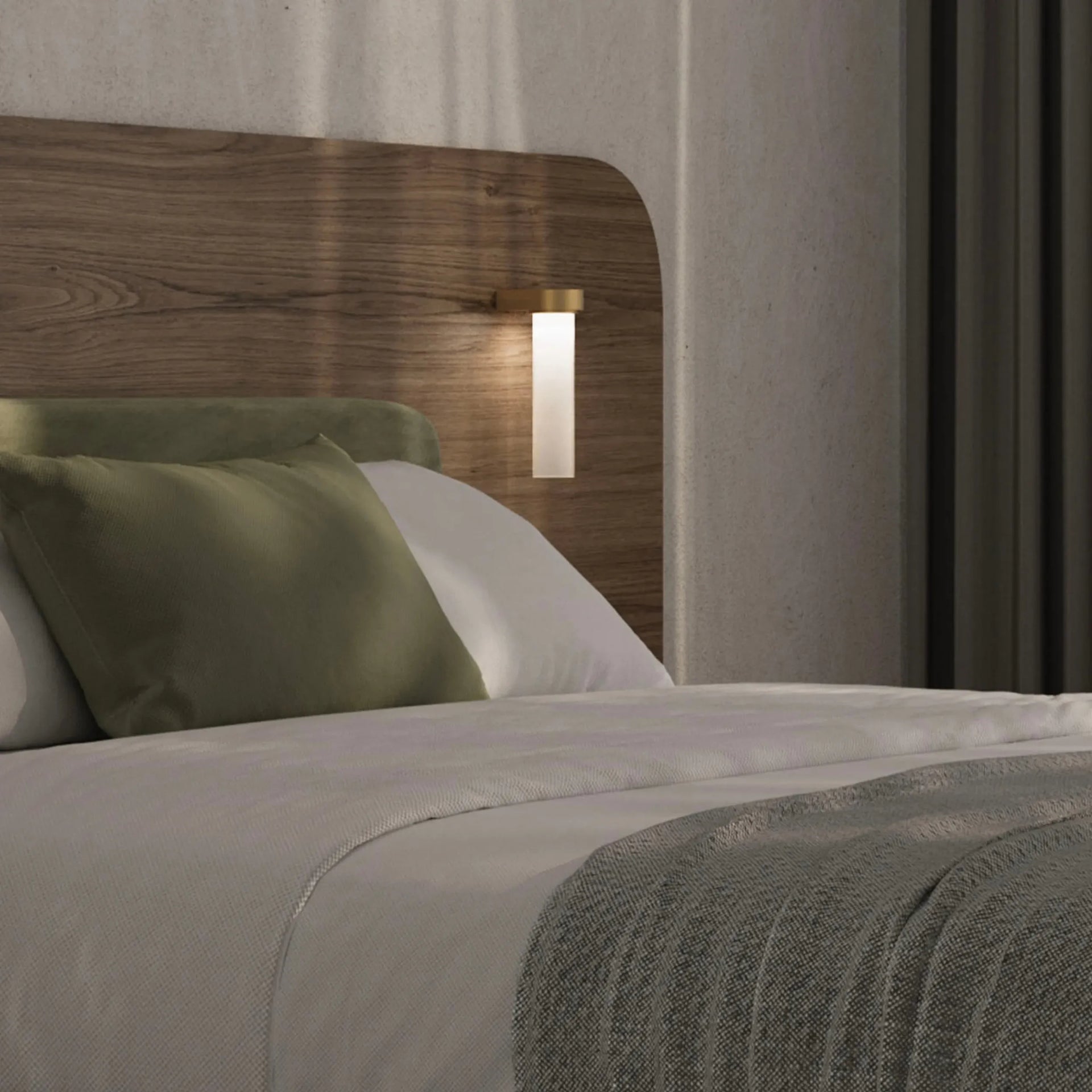 Edge Wall Light - Brass/Frosted