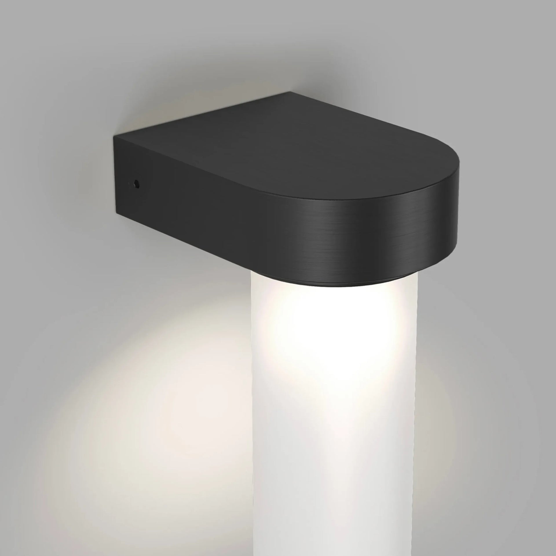 Edge Wall Light - Iron/Frosted