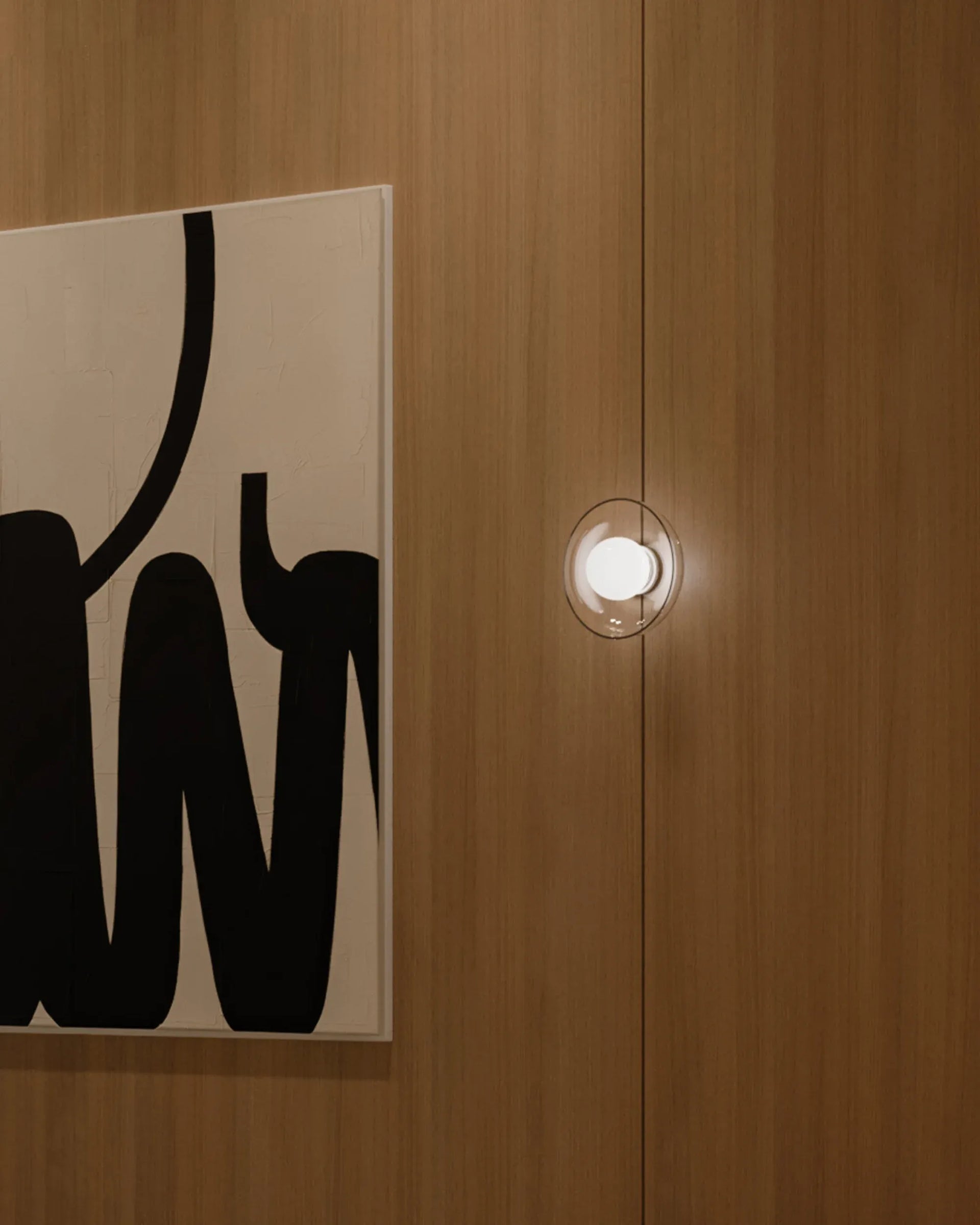 Orb Artisan Wall Light - Clear / Small