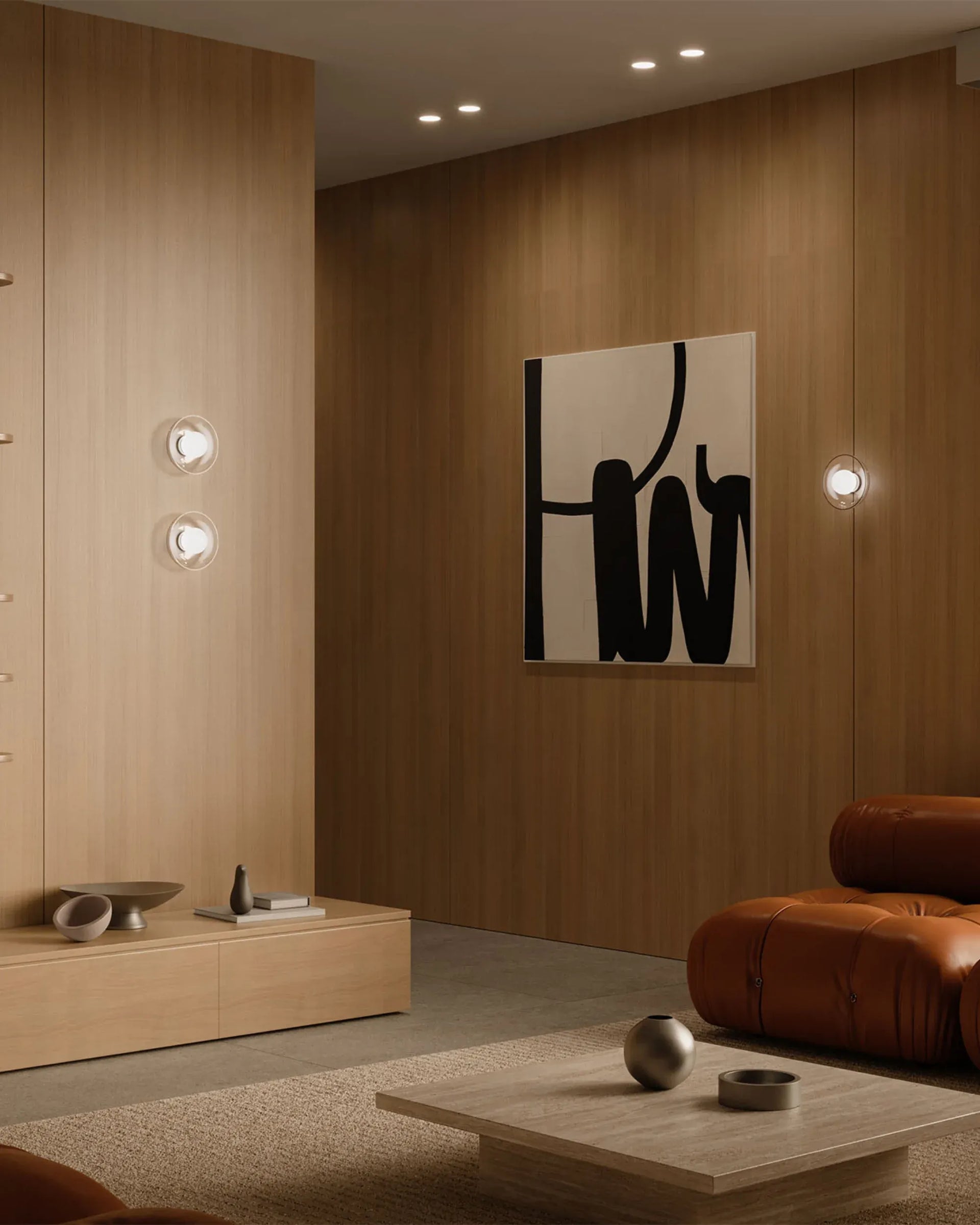 Orb Artisan Wall Light - Clear / Small