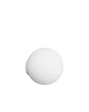 Orb Mirror Wall Light Medium - White