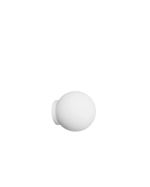 Orb Mirror Wall Light Small - White