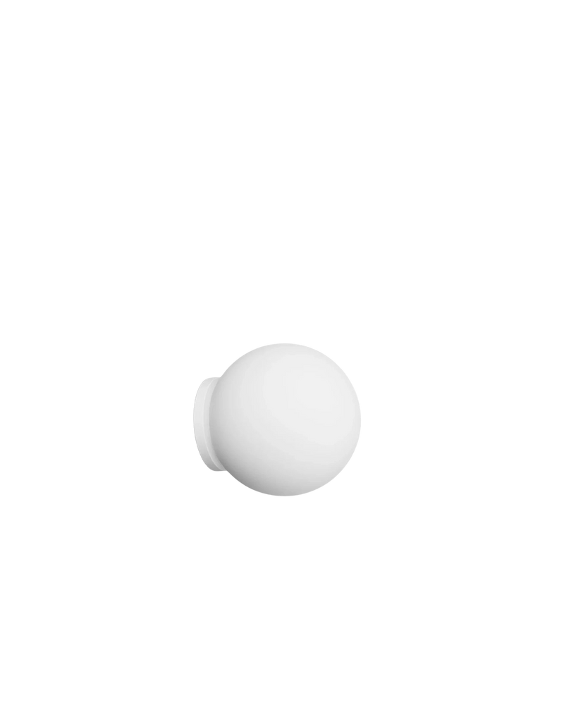 Orb Mirror Wall Light Small - White