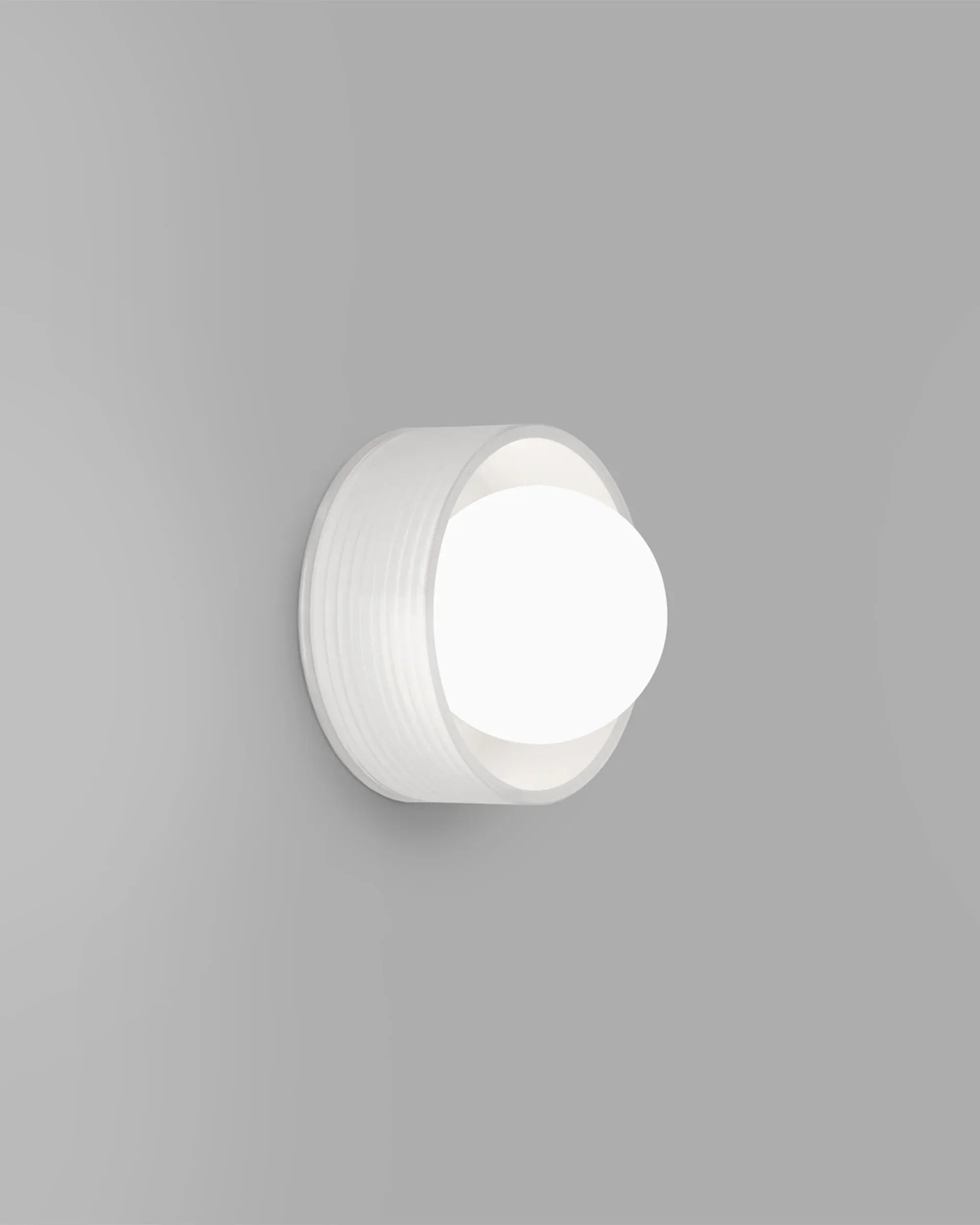 Led Light Rib Top View Buy Orb Sur Rib Wall Light - White by Lighting Republic online - RJ Living