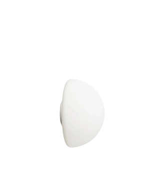 Orb Dome Mirror Wall Light - White