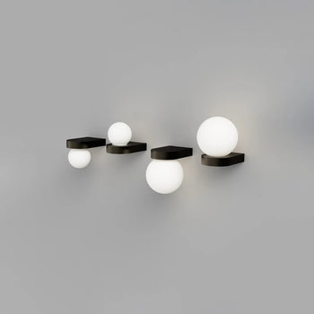 Orb Ledge Wall Light Medium - Old Bronze