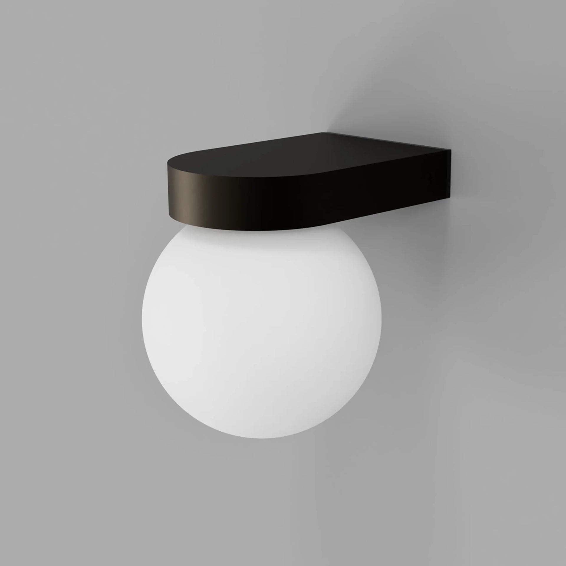 Orb Ledge Wall Light Medium - Old Bronze