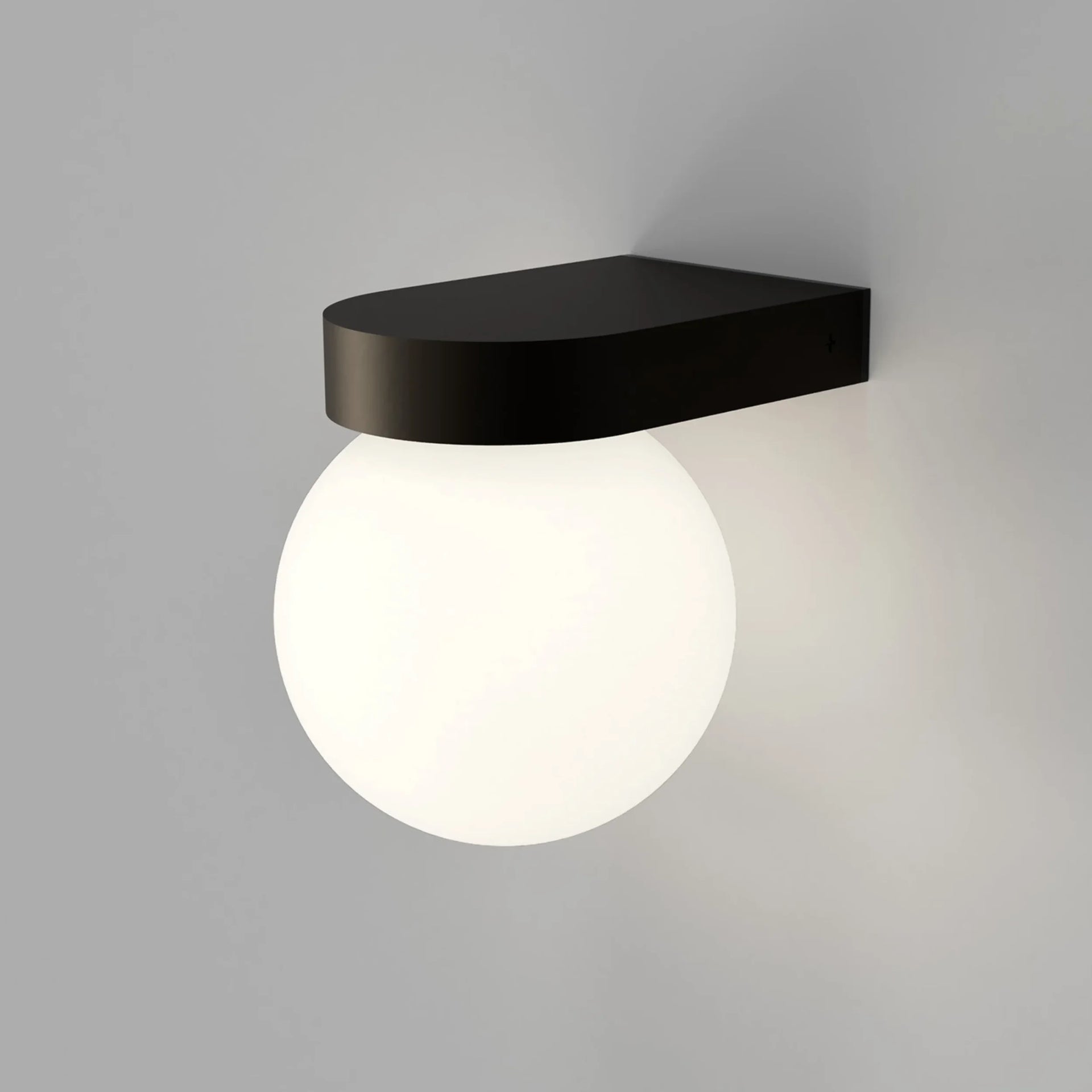 Orb Ledge Wall Light Medium - Old Bronze