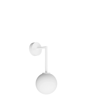 Orb Long Arm Wall Light Medium - White