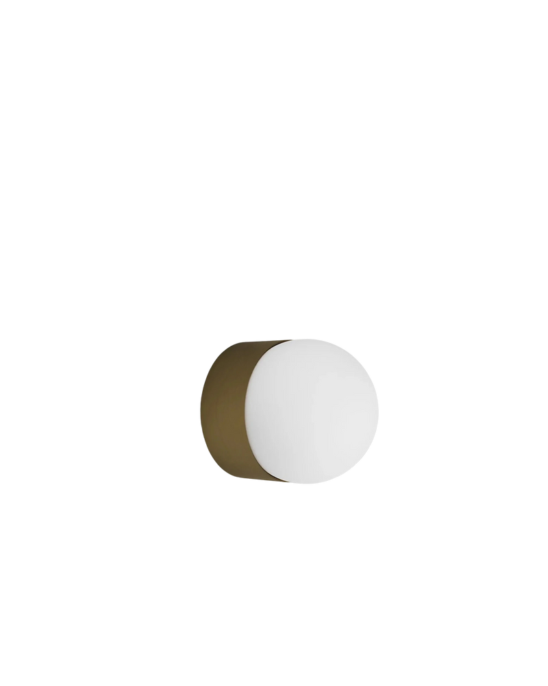 Orb Sur Mini Wall Light - Old Brass
