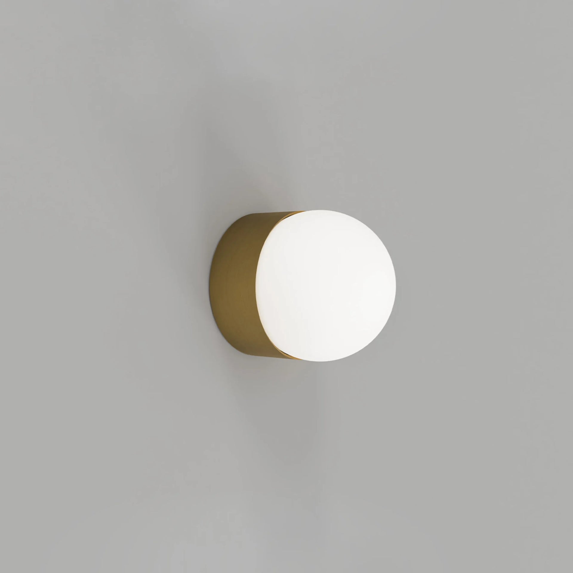 Orb Sur Mini Wall Light - Old Brass