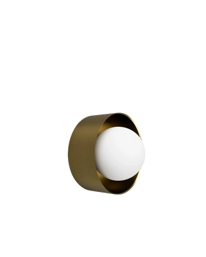 Orb Sur Wall Light Small - Old Brass