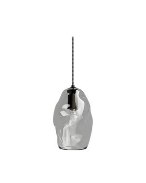 Organic Pendant Medium - Iron/Clear