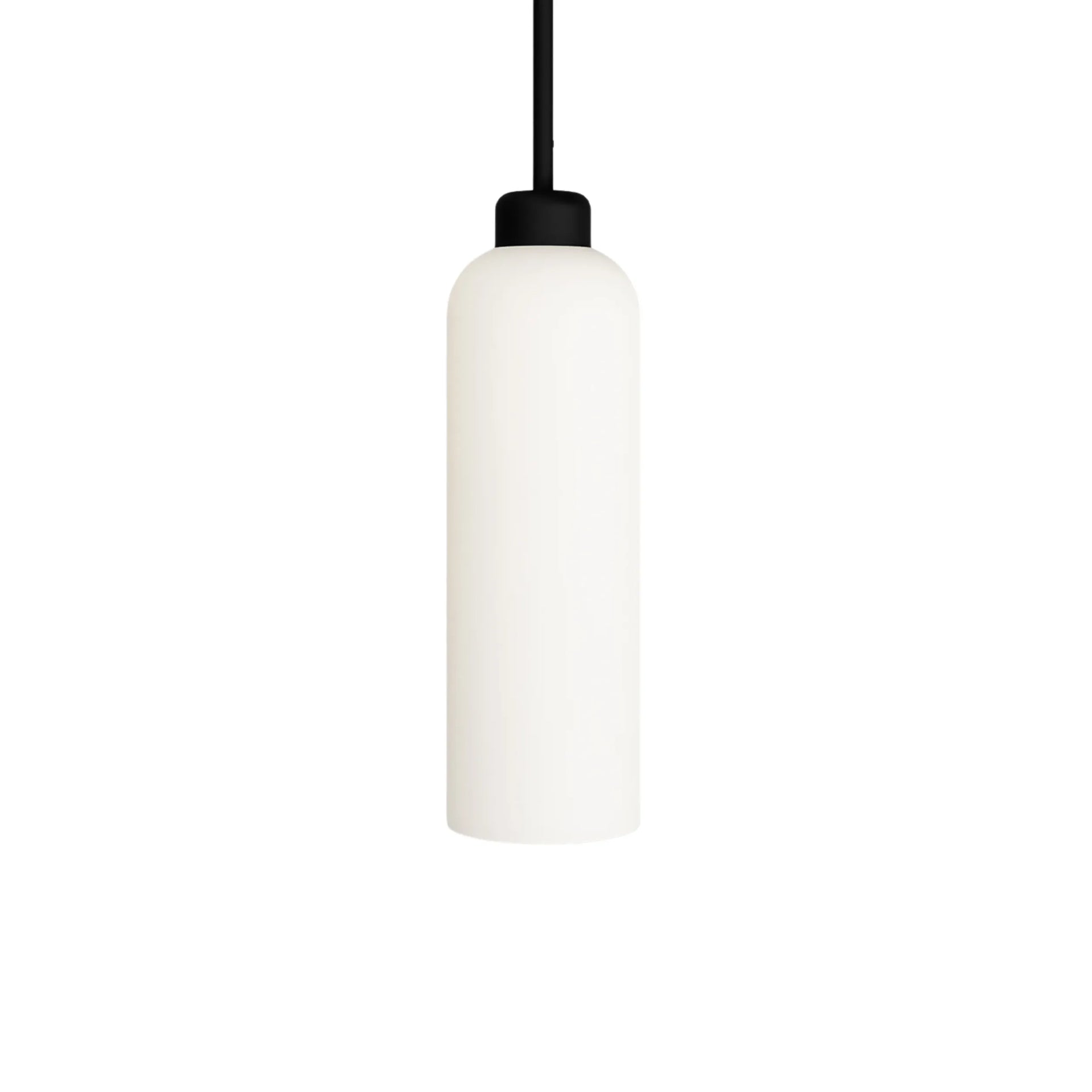 Parlour Lite Elong Pendant Light - Black/White
