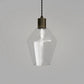 Parlour Geo Pendant - Iron/Clear