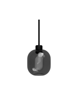 Parlour Lite Curve Pendant - Black/Smoke