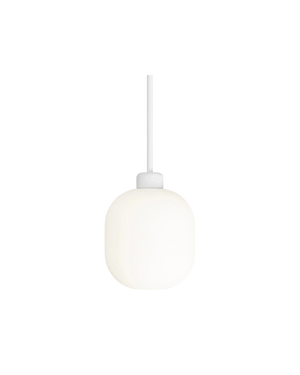 Parlour Lite Curve Pendant - White/White