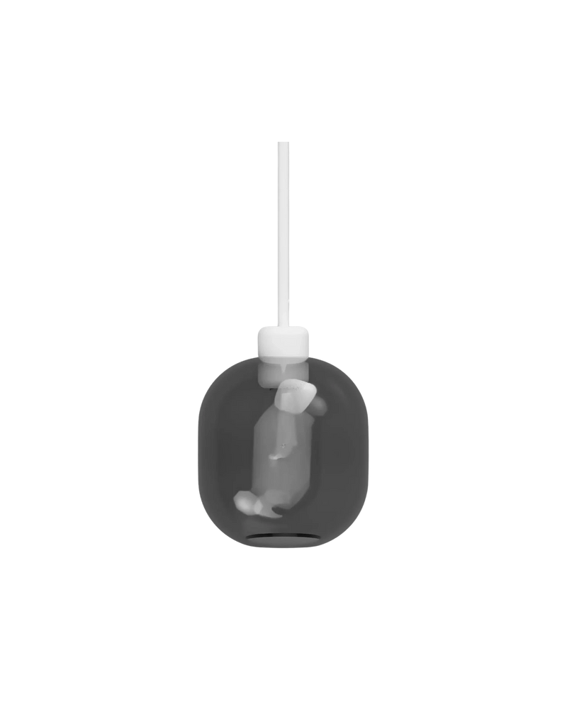 Parlour Lite Curve Pendant - White/Smoke