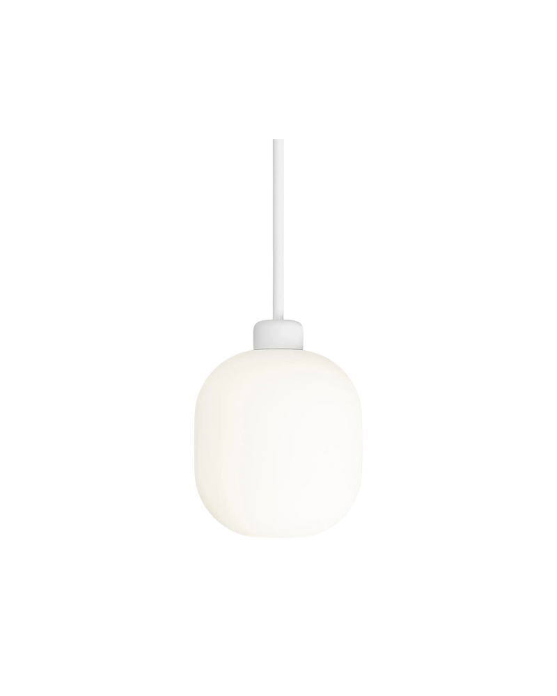 Parlour Lite Curve Pendant - White/White