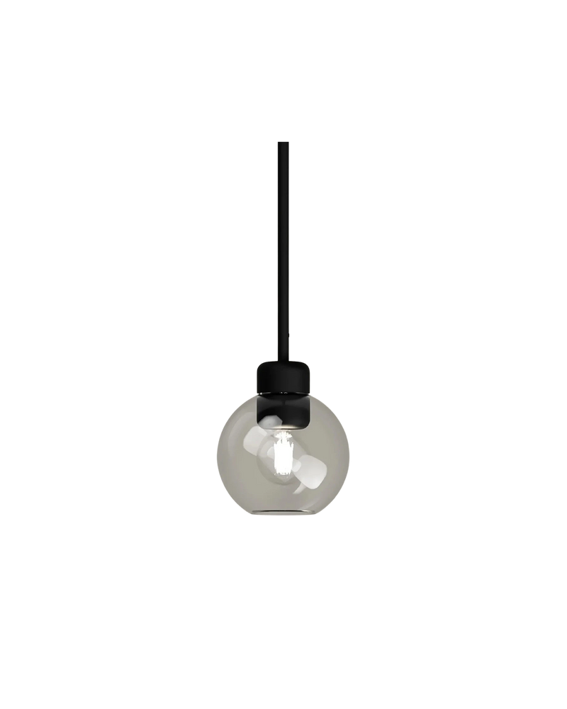 Parlour Lite Sphere Pendant - Black/Clear
