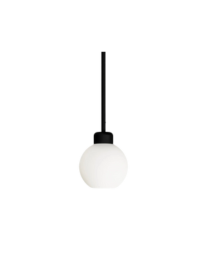 Parlour Lite Sphere Pendant - Black/White