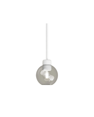 Parlour Lite Sphere Pendant - White/Clear