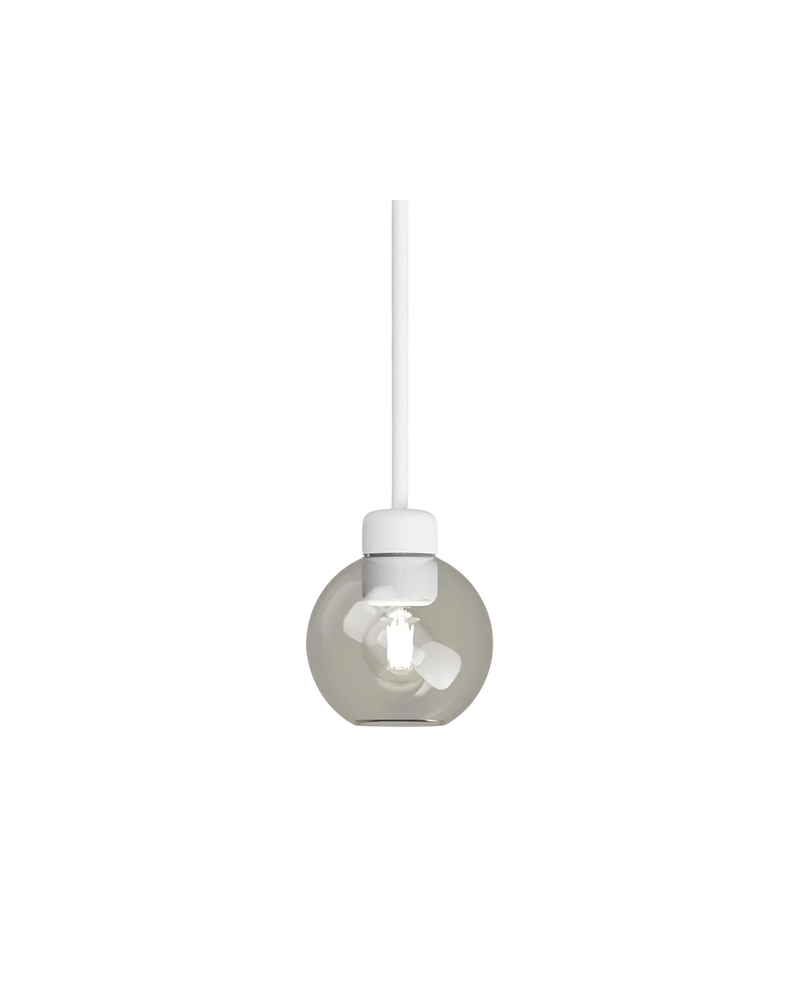 Parlour Lite Sphere Pendant - White/Clear