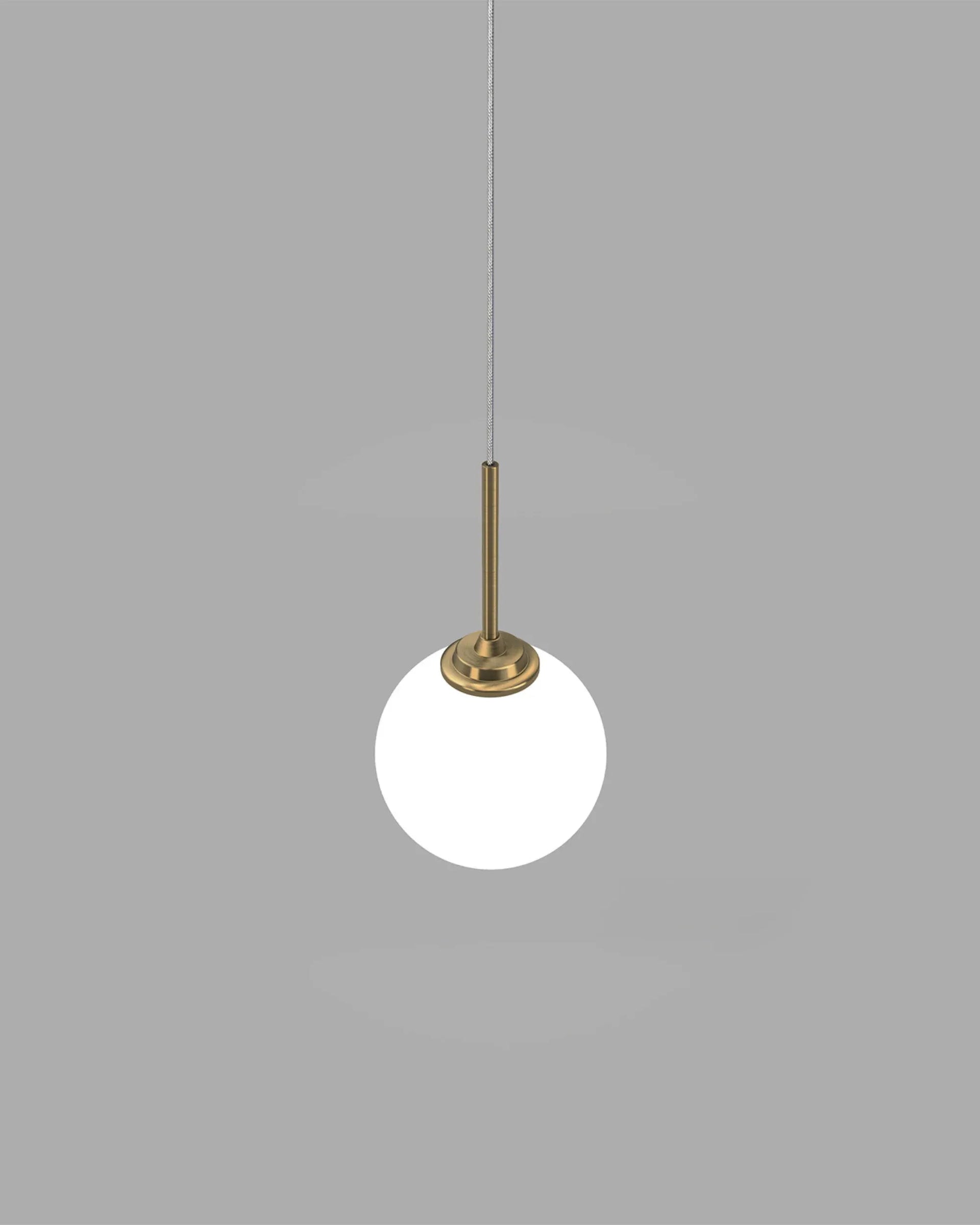 Pico Medium Orb Pendant Light - Brass