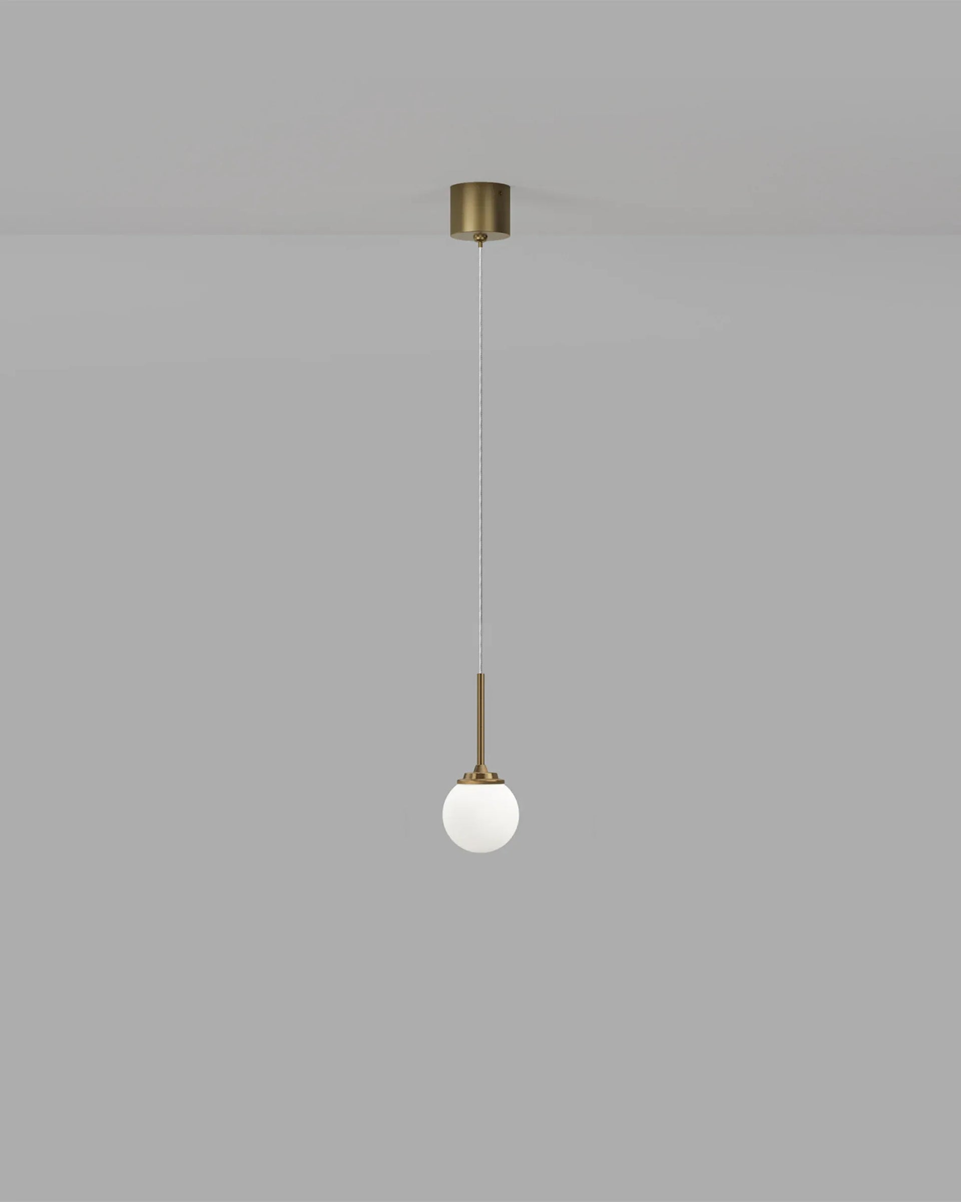 Pico Small Orb Pendant Light - Brass