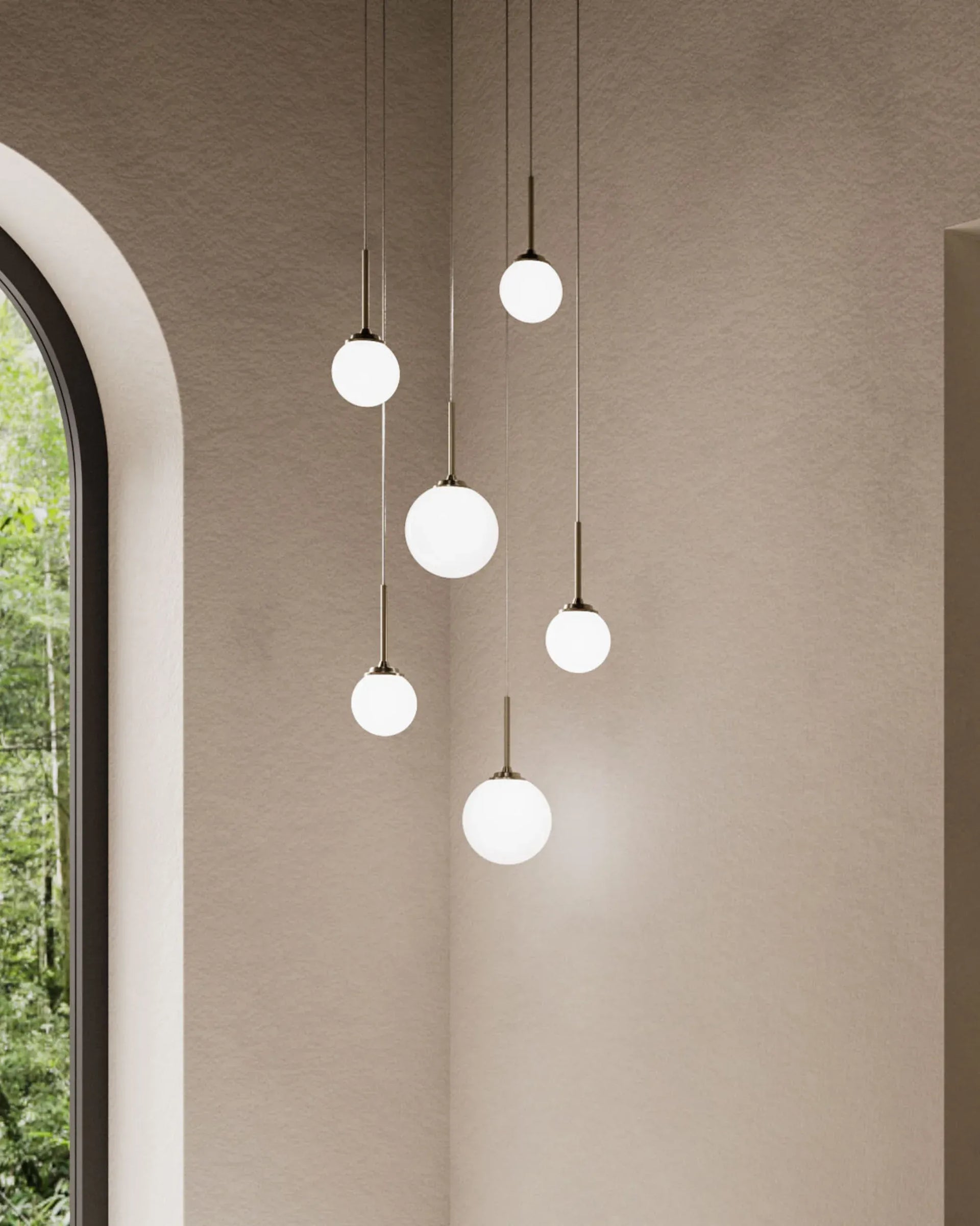 Pico Small Orb Pendant Light - Brass