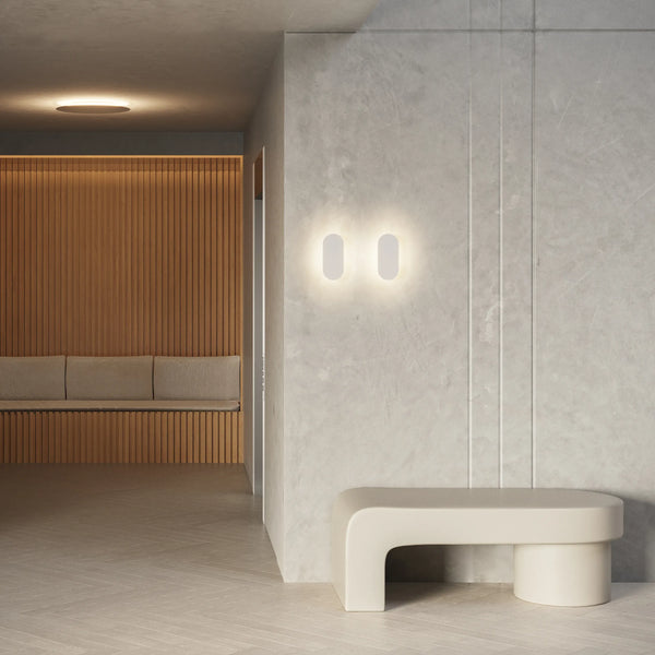 Shadow Mini Wall Light - Satin White