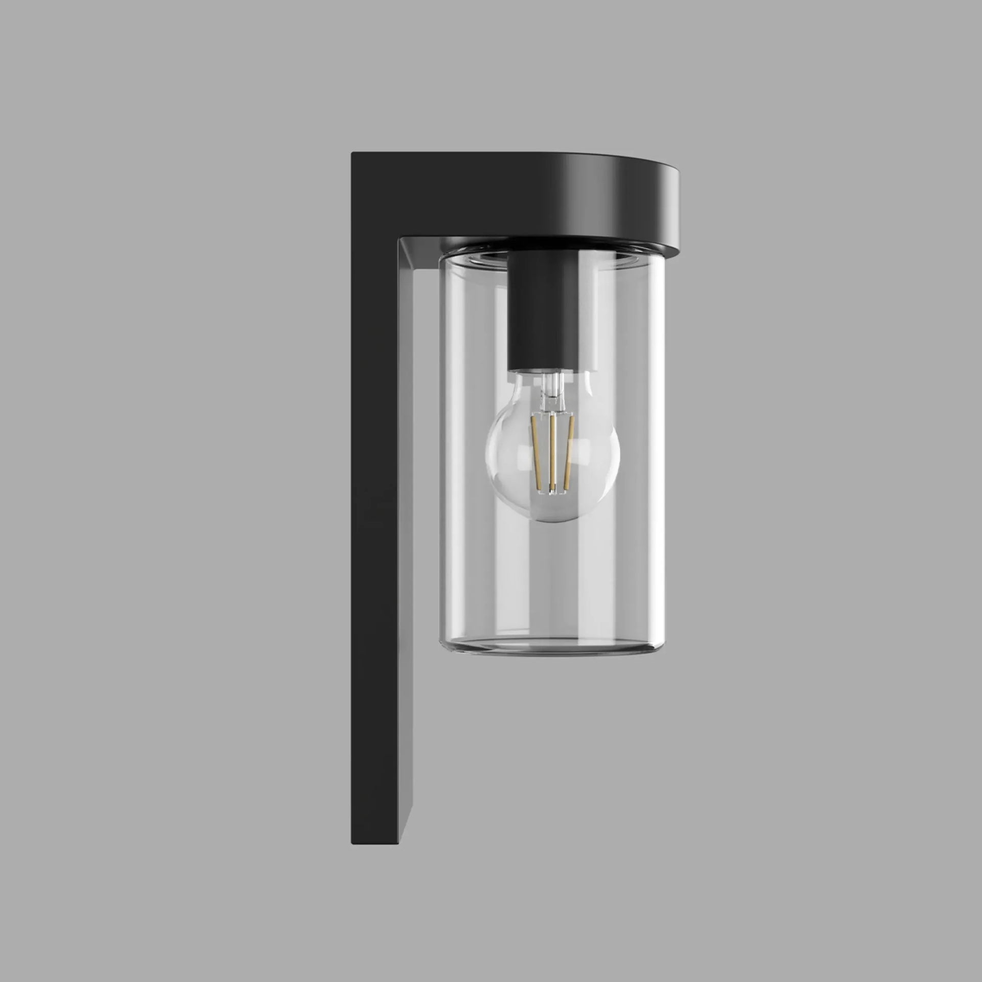 Tuva Outdoor Wall Light Flat - Clear