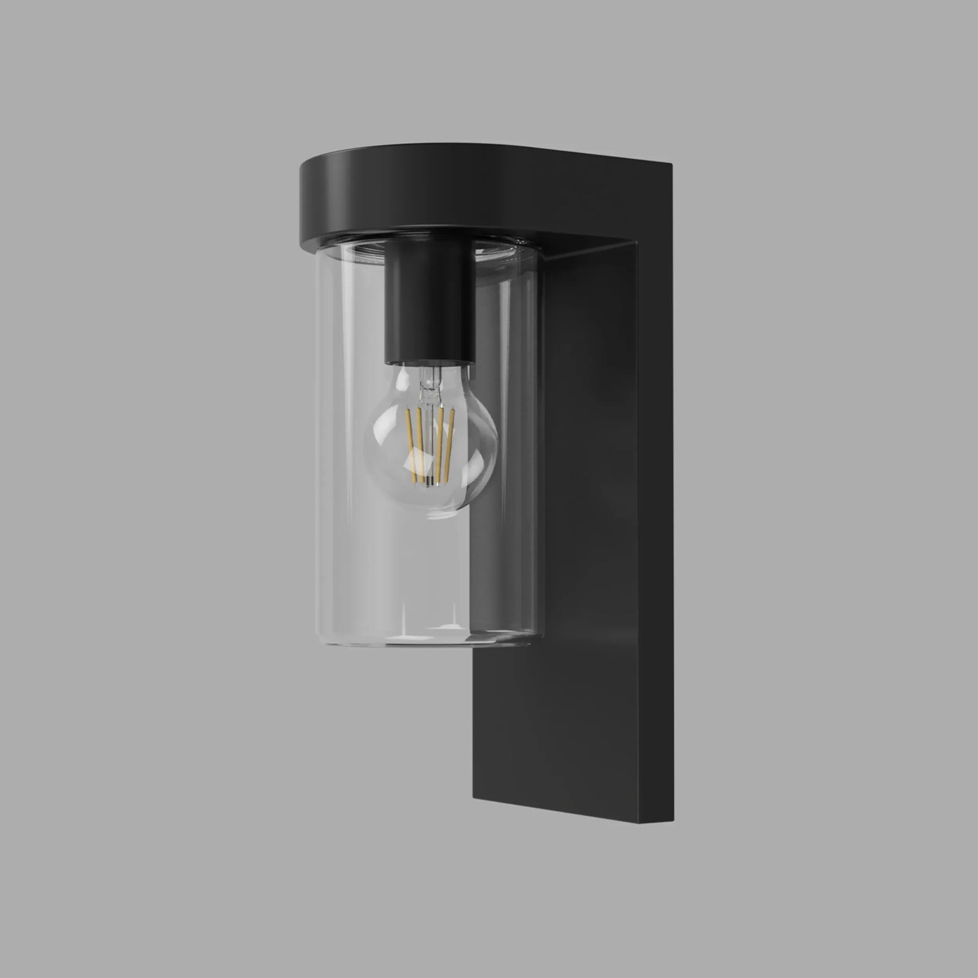 Tuva Outdoor Wall Light Flat - Clear