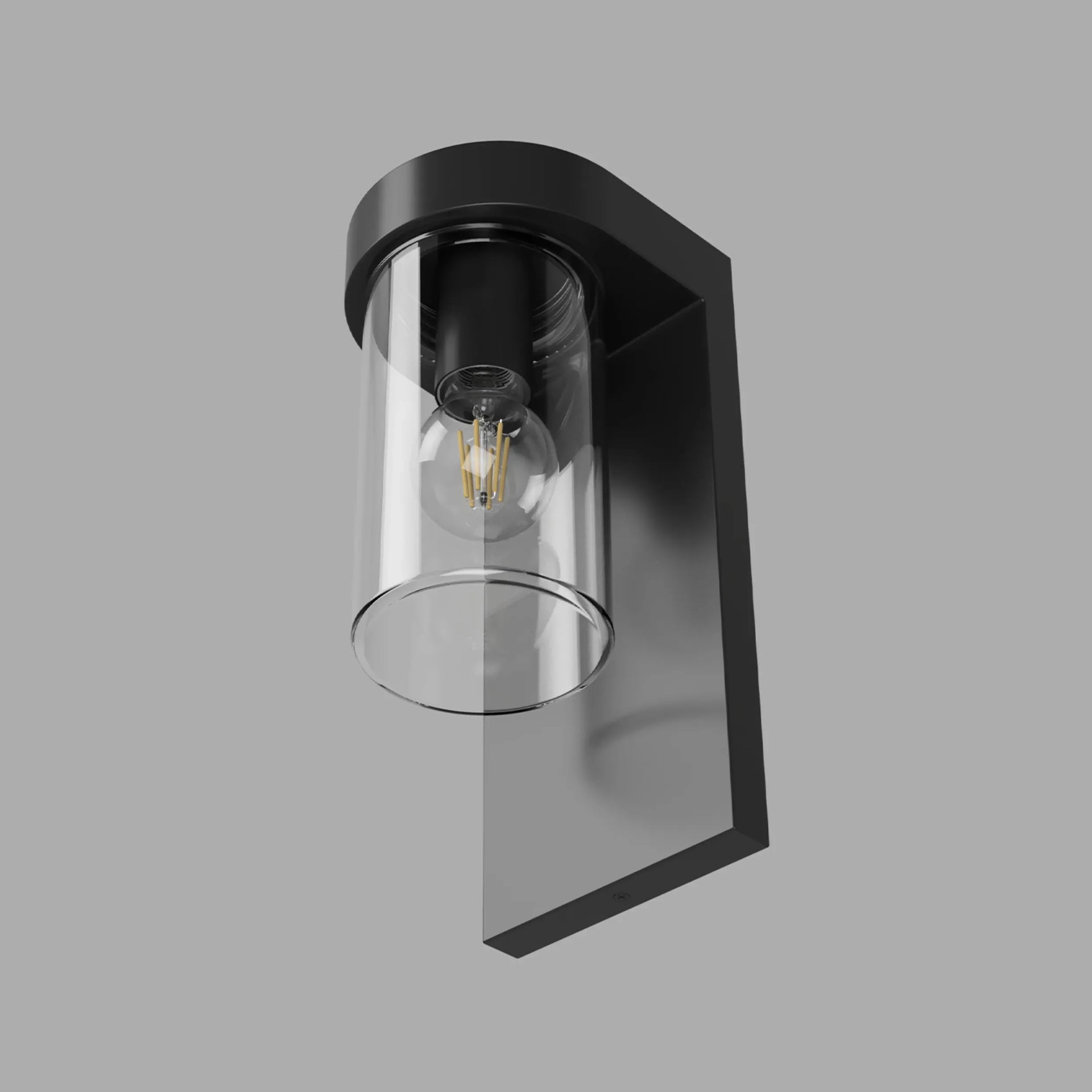 Tuva Outdoor Wall Light Flat - Clear